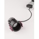 Black Aluminium 7W 220- 240V Philips Cree D:5.6 H:7.5 770Lm 3000K IP32