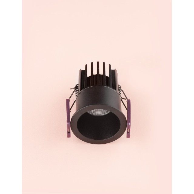 Black Aluminium 7W 220- 240V Philips Cree D:5.6 H:7.5 770Lm 3000K IP32