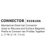 Connector για Σύνδεση 2 Μαγνητικών Προφίλ 9236106 Nova Luce