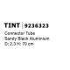 Connector Tube H70 μαύρος 9236323 Nova Luce