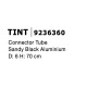 Connector Tube H70 μαύρος 9236360 Nova Luce