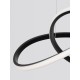 Sandy Black Aluminium & Acrylic LED 28 Watt 230 Volt 1600Lm 3000K IP20 D: 56 H: 120 cm 9248107