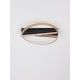 Black & Brass Gold Steel & Aluminiun & Silicon LED 28 Watt 230 Volt 1550Lm 3000K IP20 L:43.2 W: 35 H: 8 cm 9248114