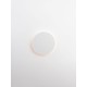 Sandy White Aluminiun & Acrylic LED 12 Watt 230 Volt 1300Lm 3000K IP20 D: 22 W: 3.2 H: 22 cm 9248155