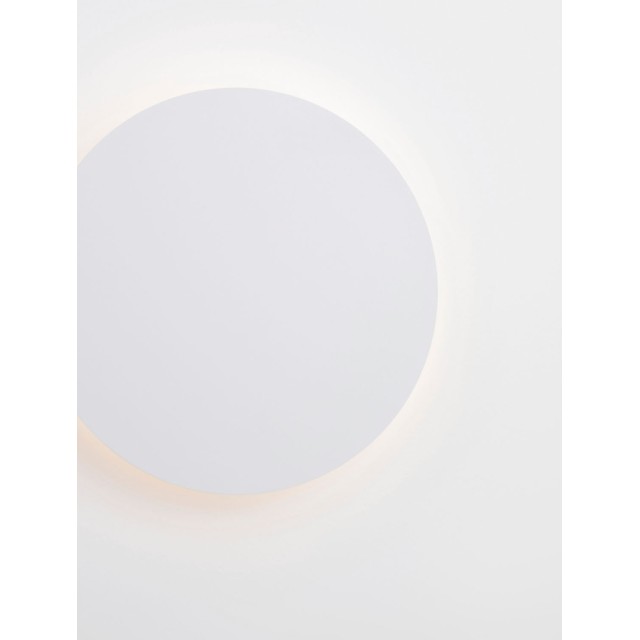 Sandy White Aluminiun & Acrylic LED 12 Watt 230 Volt 1300Lm 3000K IP20 D: 22 W: 3.2 H: 22 cm 9248155