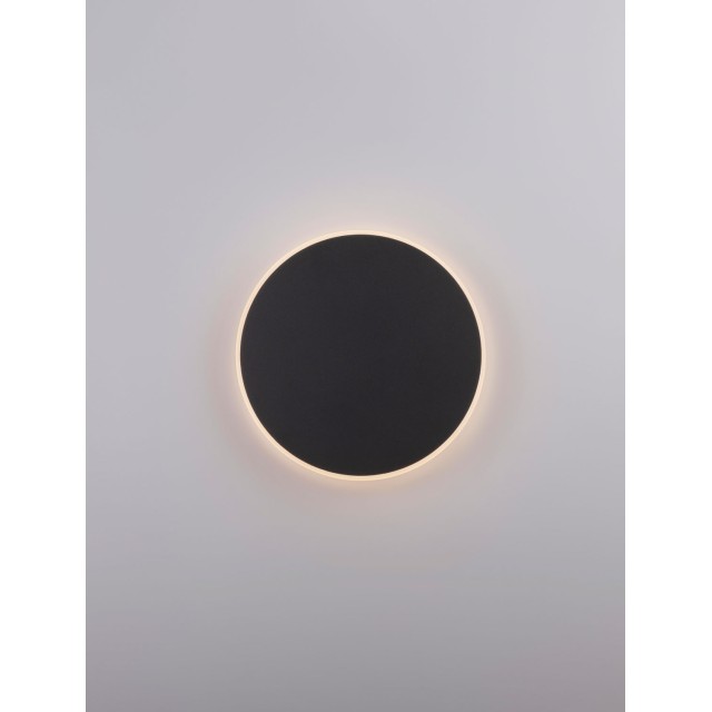 Sandy Black Aluminiun & Acrylic LED 20.5W Watt 230 Volt 1450Lm 3000K IP20 3 3.9 D: 30 W: 3.9 H: 30cm 9248157