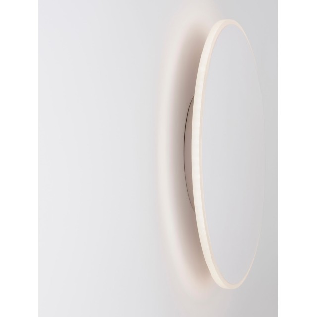 Sandy White Aluminiun & Acrylic LED 20.5W Watt 230 Volt 1450Lm 3000K IP20 3 3.9 D: 30 W: 3.9 H: 30cm 9248158