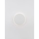 Sandy White Aluminiun & Acrylic LED 12W Watt 230 Volt 850Lm 3000K IP20 D: 20 W: 3.9 H: 20cm 9248160