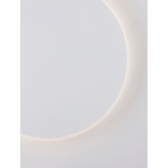 Sandy White Aluminiun & Acrylic LED 12W Watt 230 Volt 850Lm 3000K IP20 D: 20 W: 3.9 H: 20cm 9248160