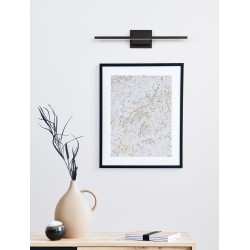 Sandy Black Aluminiun & Acrylic LED 12.5 Watt 230 Volt 750Lm 3000K IP20 L:60.5 W: 6.9 H: 11.8 cm 9267018