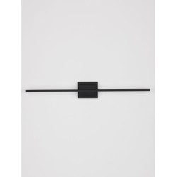 Sandy Black Aluminiun & Acrylic LED 21 Watt 230 Volt 1200Lm 3000K IP20 L:90.5 W: 6.9 H: 11.8 cm 9267019