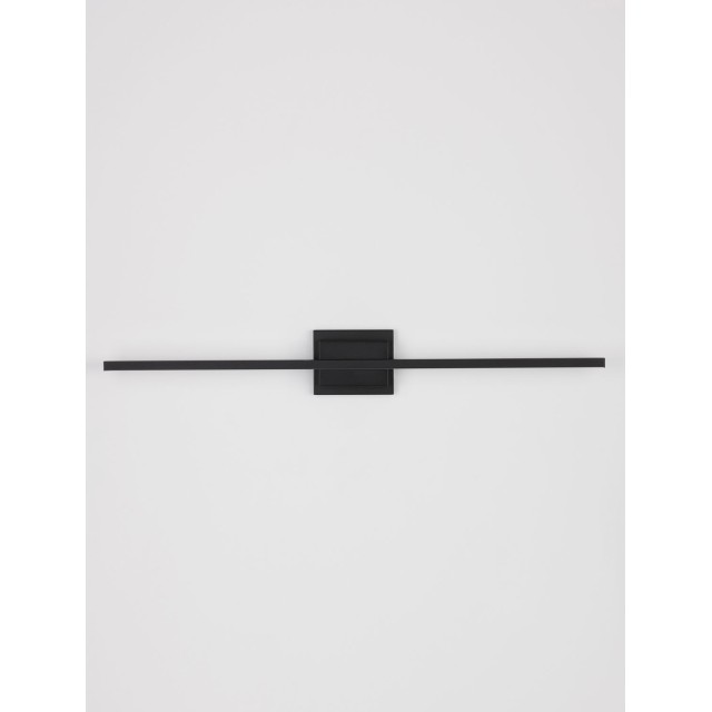 Sandy Black Aluminiun & Acrylic LED 21 Watt 230 Volt 1200Lm 3000K IP20 L:90.5 W: 6.9 H: 11.8 cm 9267019