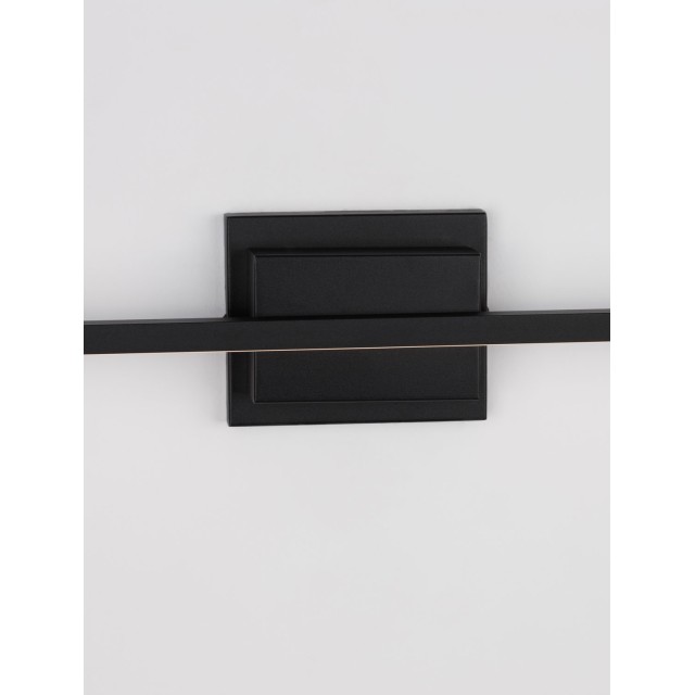 Sandy Black Aluminiun & Acrylic LED 21 Watt 230 Volt 1200Lm 3000K IP20 L:90.5 W: 6.9 H: 11.8 cm 9267019