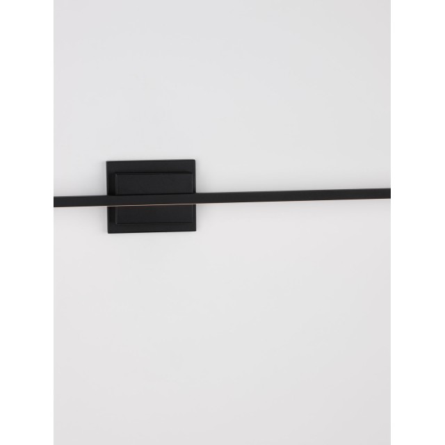Sandy Black Aluminiun & Acrylic LED 21 Watt 230 Volt 1200Lm 3000K IP20 L:90.5 W: 6.9 H: 11.8 cm 9267019