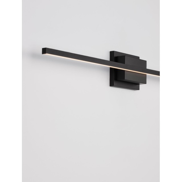 Sandy Black Aluminiun & Acrylic LED 21 Watt 230 Volt 1200Lm 3000K IP20 L:90.5 W: 6.9 H: 11.8 cm 9267019