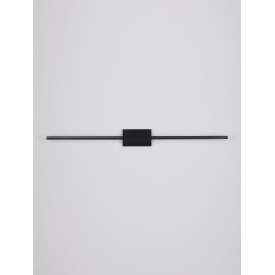 Sandy Black Aluminiun & Acrylic LED 28.5 Watt 230 Volt 1750Lm 3000K IP20 L: 120.5 W: 6.9 H: 11.8 cm 9267020