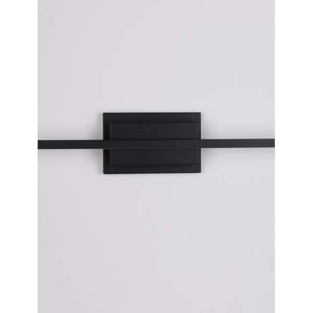 Sandy Black Aluminiun & Acrylic LED 28.5 Watt 230 Volt 1750Lm 3000K IP20 L: 120.5 W: 6.9 H: 11.8 cm 9267020