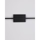Sandy Black Aluminiun & Acrylic LED 28.5 Watt 230 Volt 1750Lm 3000K IP20 L: 120.5 W: 6.9 H: 11.8 cm 9267020