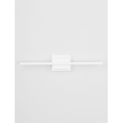 Sandy White Aluminiun & Acrylic LED 12.5 Watt 230 Volt 750Lm 3000K IP20 L:60.5 W: 6.9 H: 11.8 cm 9267021