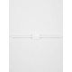 Sandy White Aluminiun & Acrylic LED 12.5 Watt 230 Volt 750Lm 3000K IP20 L:60.5 W: 6.9 H: 11.8 cm 9267022