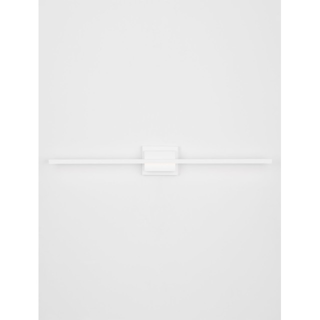 Sandy White Aluminiun & Acrylic LED 12.5 Watt 230 Volt 750Lm 3000K IP20 L:60.5 W: 6.9 H: 11.8 cm 9267022