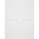 Sandy White Aluminiun & Acrylic LED 12.5 Watt 230 Volt 750Lm 3000K IP20 L:60.5 W: 6.9 H: 11.8 cm 9267022