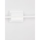 Sandy White Aluminiun & Acrylic LED 12.5 Watt 230 Volt 750Lm 3000K IP20 L:60.5 W: 6.9 H: 11.8 cm 9267022