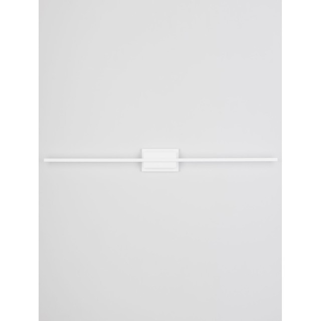 Sandy White Aluminiun & Acrylic LED 28.5 Watt 230 Volt 1750Lm 3000K IP20 L: 120.5 W: 6.9 H: 11.8 cm 9267023
