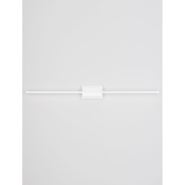 Sandy White Aluminiun & Acrylic LED 28.5 Watt 230 Volt 1750Lm 3000K IP20 L: 120.5 W: 6.9 H: 11.8 cm 9267023