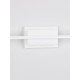 Sandy White Aluminiun & Acrylic LED 28.5 Watt 230 Volt 1750Lm 3000K IP20 L: 120.5 W: 6.9 H: 11.8 cm 9267023