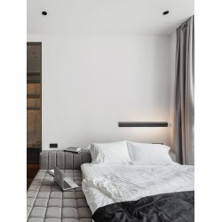 Sandy Black Aluminiun & Acrylic LED 21 Watt 230 Volt 1100Lm 3000K IP20 L: 5 W: 4.2 H: 60 cm 9267106