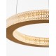 Antique Gold Brass Aluminium & Acrylic LED 40 Watt 230 Volt 2139Lm 3000 IP20 40 D: 40 H1: 4 H2: 120 cm 9285410