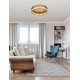Antique Gold Brass Aluminium & Acrylic LED 40 Watt 230 Volt 2139Lm 3000 IP20 D: 40 H1: 4 H2: 12 cm 9285420