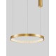 Antique Gold Brass Aluminium & Acrylic LED 37 Watt 230 Volt 2264Lm 3000 IP20 D: 60 H1: 4 H2: 120 cm 9285601
