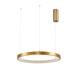Antique Gold Brass Aluminium & Acrylic LED 37 Watt 230 Volt 2264Lm 3000 IP20 D: 60 H1: 4 H2: 120 cm 9285601