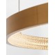 Antique Gold Brass Aluminium & Acrylic LED 37 Watt 230 Volt 2264Lm 3000 IP20 D: 60 H1: 4 H2: 120 cm 9285601