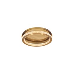 Antique Gold Brass Aluminium & Acrylic LED 60 Watt 230 Volt 3530Lm 3000 IP20 D: 60 H1: 4 H2: 12 cm 9285620