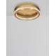 Antique Gold Brass Aluminium & Acrylic LED 60 Watt 230 Volt 3530Lm 3000 IP20 D: 60 H1: 4 H2: 12 cm 9285620