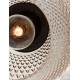 Cognac Shadow Glass Brass Gold Metal LED LED E27 3x12 Watt 230 Volt IP20 Bulb Excluded D: 47 H1: 25.6 H2: 120 cm 9291253