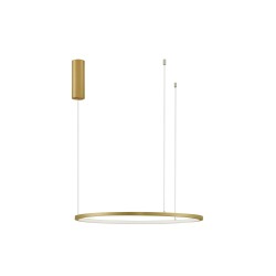 Brushed Gold Aluminum & Acrylic LED 36 Watt 230 Volt 1980Lm 3000K IP20 D: 60 H: 200 cm 9345602