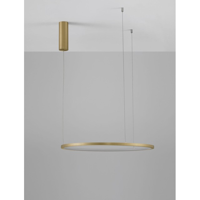 Brushed Gold Aluminum & Acrylic LED 36 Watt 230 Volt 1980Lm 3000K IP20 D: 60 H: 200 cm 9345602