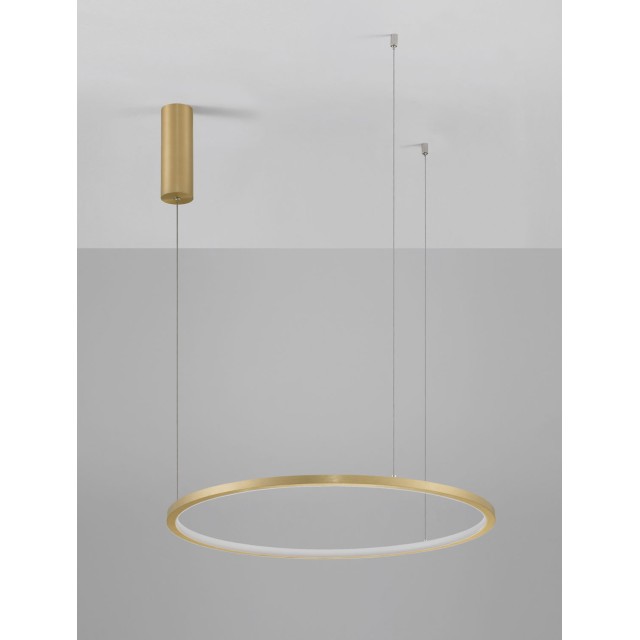 Brushed Gold Aluminum & Acrylic LED 36 Watt 230 Volt 1980Lm 3000K IP20 D: 60 H: 200 cm 9345602
