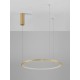 Brushed Gold Aluminum & Acrylic LED 36 Watt 230 Volt 1980Lm 3000K IP20 D: 60 H: 200 cm 9345602