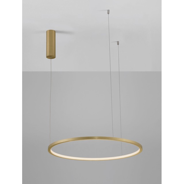 Brushed Gold Aluminum & Acrylic LED 36 Watt 230 Volt 1980Lm 3000K IP20 D: 60 H: 200 cm 9345602