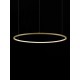 Brushed Gold Aluminum & Acrylic LED 48 Watt 230 Volt 2592Lm 3000K IP20 D: 80 H: 200 cm 9345606
