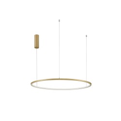 Brushed Gold Aluminum & Acrylic LED 48 Watt 230 Volt 2592Lm 3000K IP20 D: 80 H: 200 cm 9345606