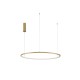 Brushed Gold Aluminum & Acrylic LED 48 Watt 230 Volt 2592Lm 3000K IP20 D: 80 H: 200 cm 9345606