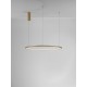 Brushed Gold Aluminum & Acrylic LED 48 Watt 230 Volt 2592Lm 3000K IP20 D: 80 H: 200 cm 9345606