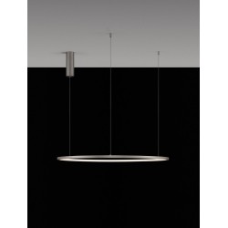 Bruched Champagne Silver Aluminum & Acrylic LED 48 Watt 230 Volt 2592Lm 3000K IP20 D: 80 H: 200 cm 9345607