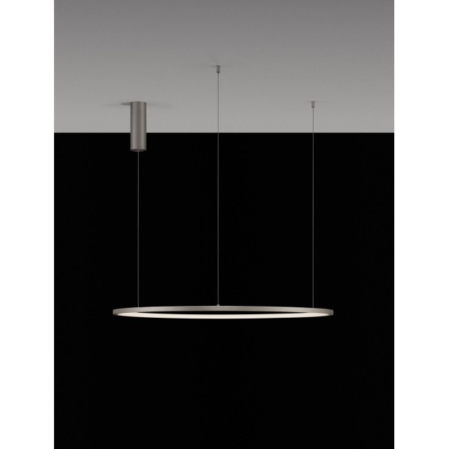 Bruched Champagne Silver Aluminum & Acrylic LED 48 Watt 230 Volt 2592Lm 3000K IP20 D: 80 H: 200 cm 9345607